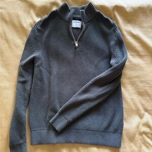 Old Navy Charcoal Zip-Up Men's Sweater